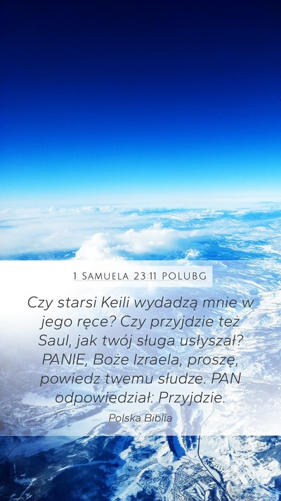 1 Samuela 23:11 POLUBG Bible Verse Image