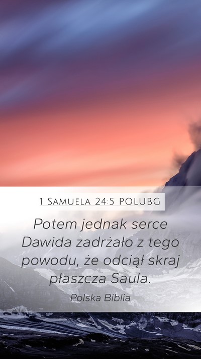 1 Samuela 24:5 POLUBG Bible Verse Image