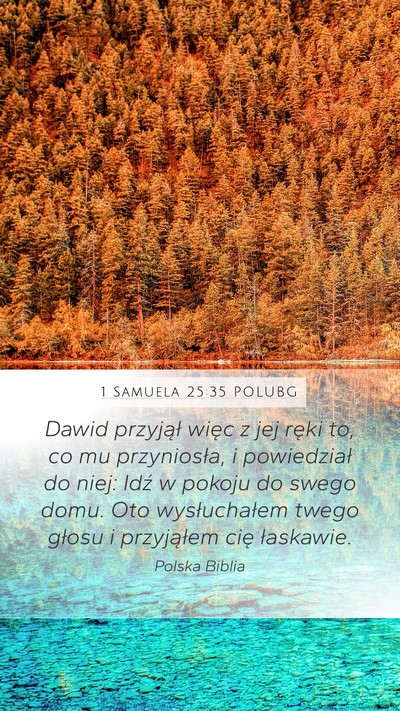 1 Samuela 25:35 POLUBG Bible Verse Image