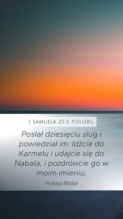 1 Samuela 25:5 POLUBG Bible Verse Image