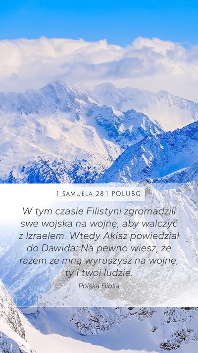 1 Samuela 28:1 POLUBG Bible Verse Image