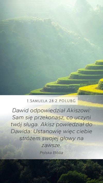 1 Samuela 28:2 POLUBG Bible Verse Image