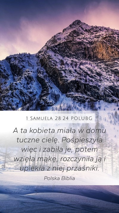 1 Samuela 28:24 POLUBG Bible Verse Image