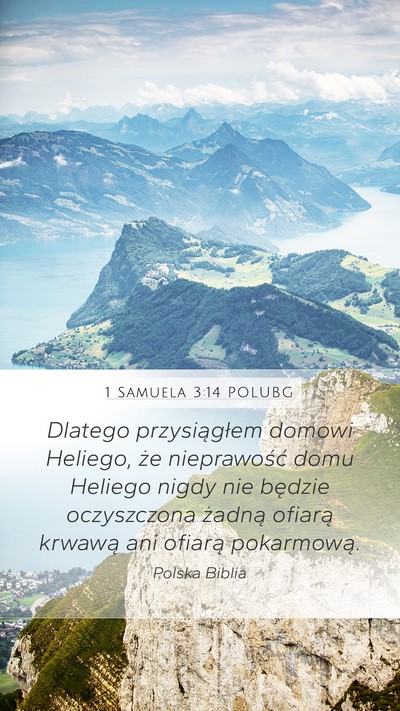 1 Samuela 3:14 POLUBG Bible Verse Image