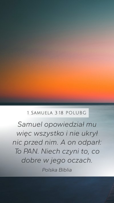 1 Samuela 3:18 POLUBG Bible Verse Image