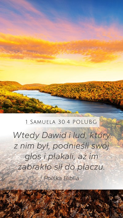 1 Samuela 30:4 POLUBG Bible Verse Image