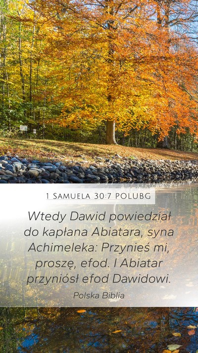1 Samuela 30:7 POLUBG Bible Verse Image