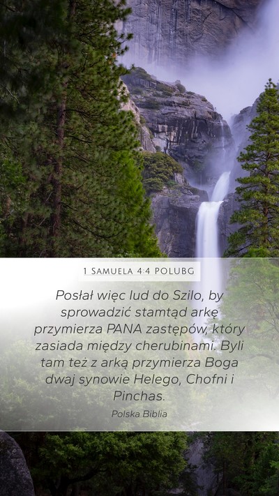 1 Samuela 4:4 POLUBG Bible Verse Image