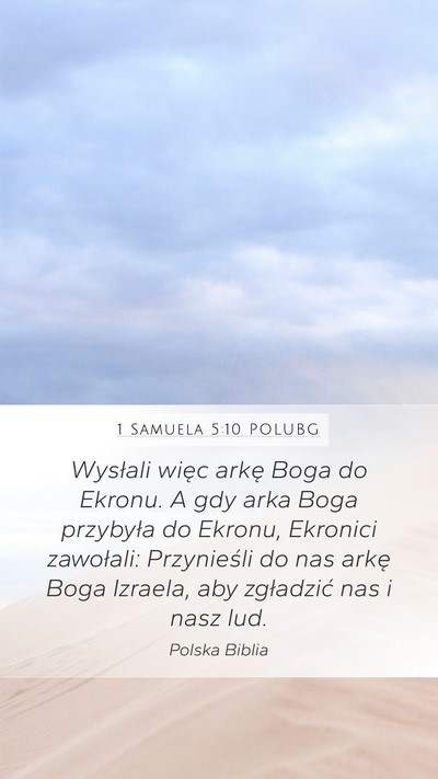 1 Samuela 5:10 POLUBG Bible Verse Image