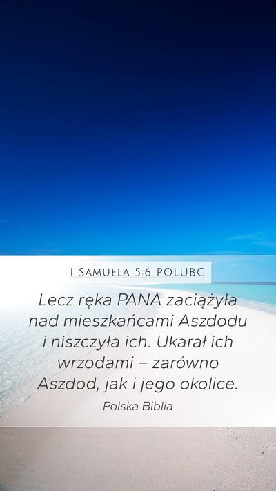 1 Samuela 5:6 POLUBG Bible Verse Image