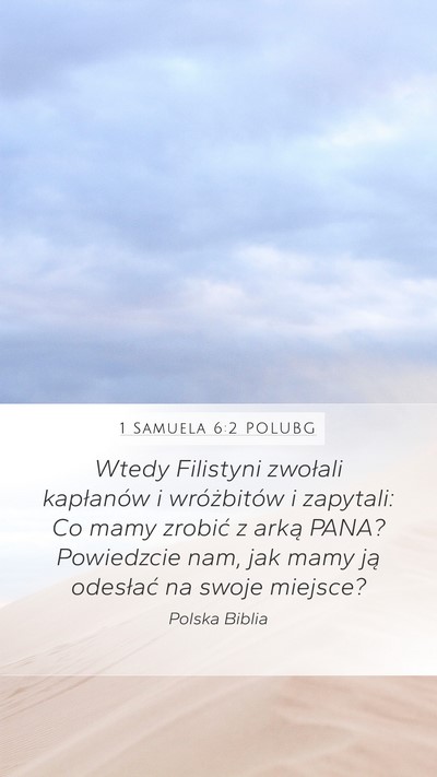 1 Samuela 6:2 POLUBG Bible Verse Image