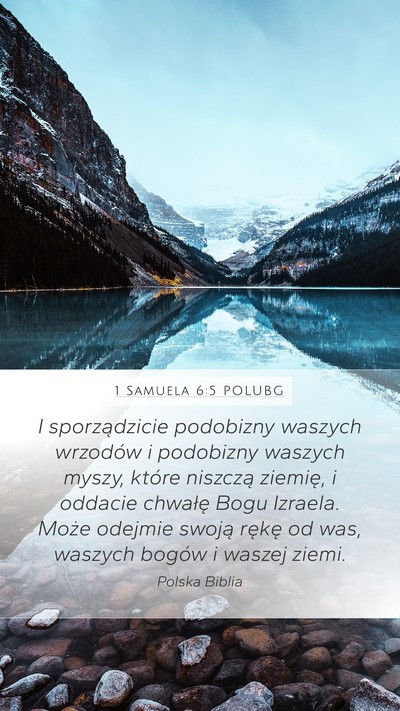 1 Samuela 6:5 POLUBG Bible Verse Image