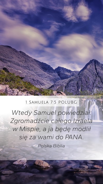 1 Samuela 7:5 POLUBG Bible Verse Image