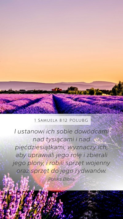 1 Samuela 8:12 POLUBG Bible Verse Image
