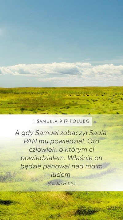 1 Samuela 9:17 POLUBG Bible Verse Image