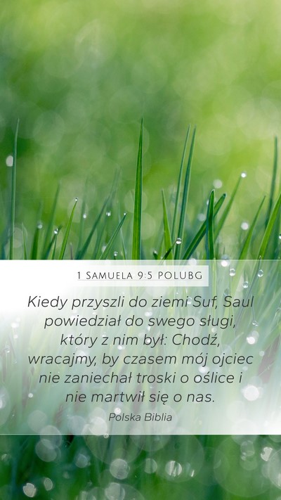 1 Samuela 9:5 POLUBG Bible Verse Image