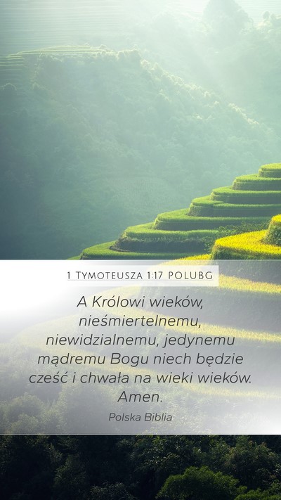 1 Tymoteusza 1:17 POLUBG Bible Verse Image