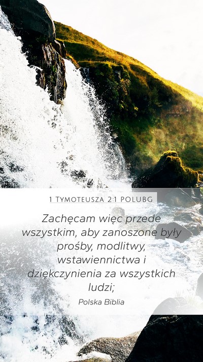 1 Tymoteusza 2:1 POLUBG Bible Verse Image