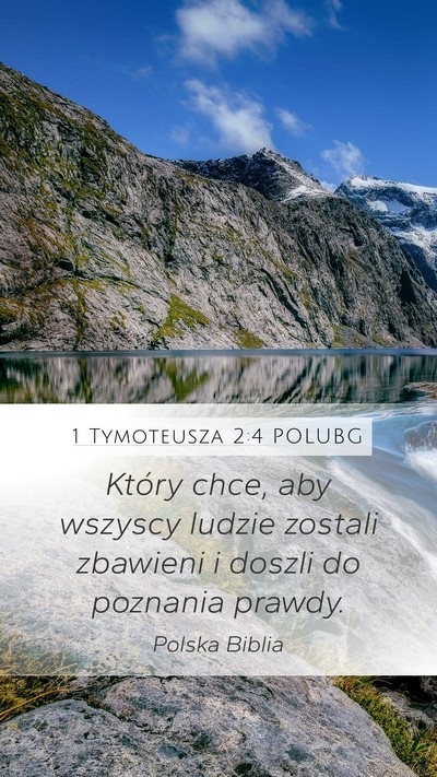 1 Tymoteusza 2:4 POLUBG Bible Verse Image