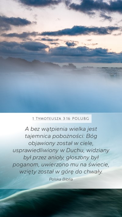 1 Tymoteusza 3:16 POLUBG Bible Verse Image