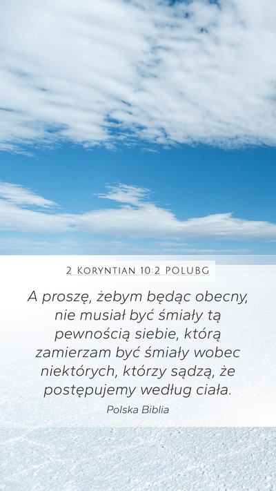 2 Koryntian 10:2 POLUBG Bible Verse Image