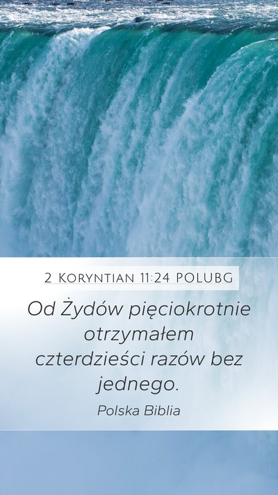 2 Koryntian 11:24 POLUBG Bible Verse Image
