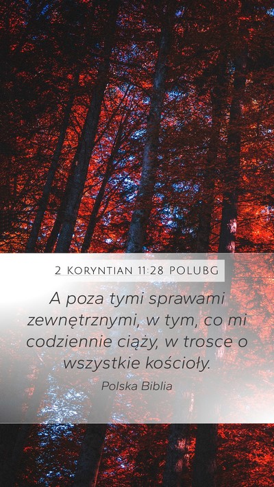 2 Koryntian 11:28 POLUBG Bible Verse Image