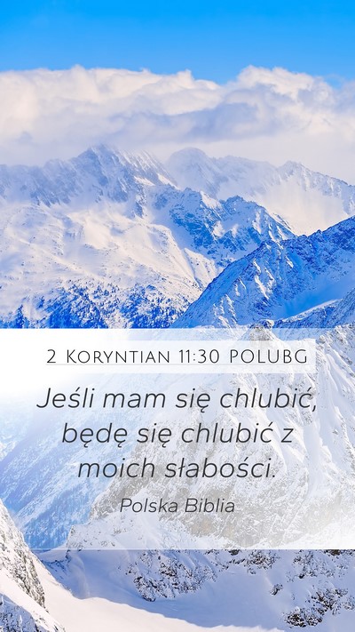 2 Koryntian 11:30 POLUBG Bible Verse Image