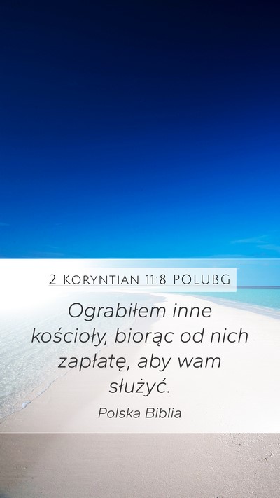 2 Koryntian 11:8 POLUBG Bible Verse Image
