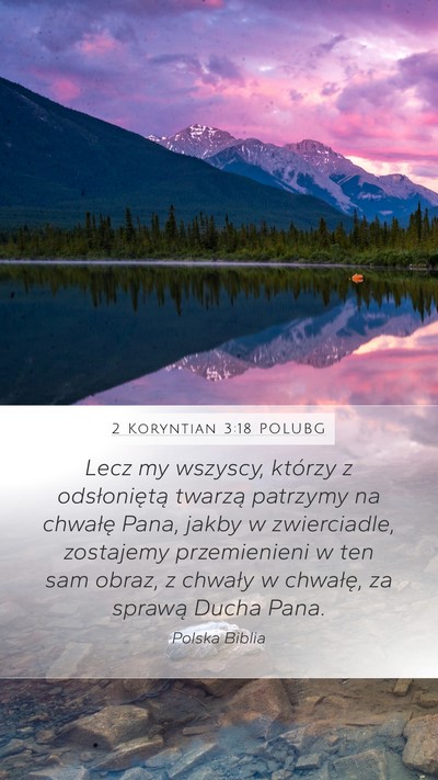 2 Koryntian 3:18 POLUBG Bible Verse Image