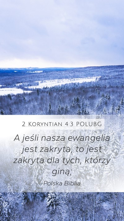 2 Koryntian 4:3 POLUBG Bible Verse Image
