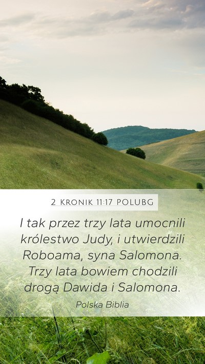 2 Kronik 11:17 POLUBG Bible Verse Image