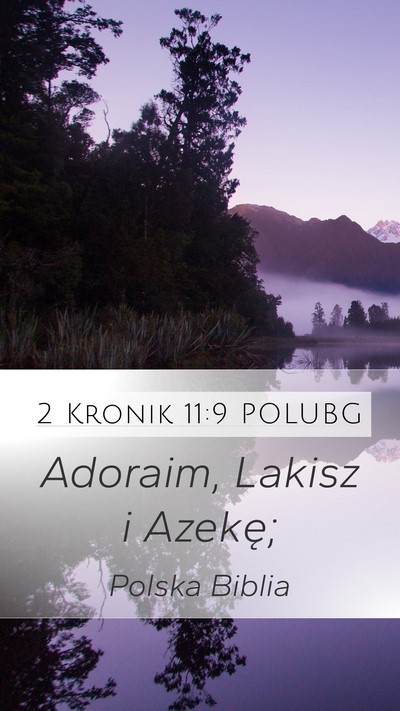 2 Kronik 11:9 POLUBG Bible Verse Image