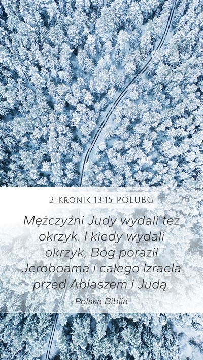 2 Kronik 13:15 POLUBG Bible Verse Image