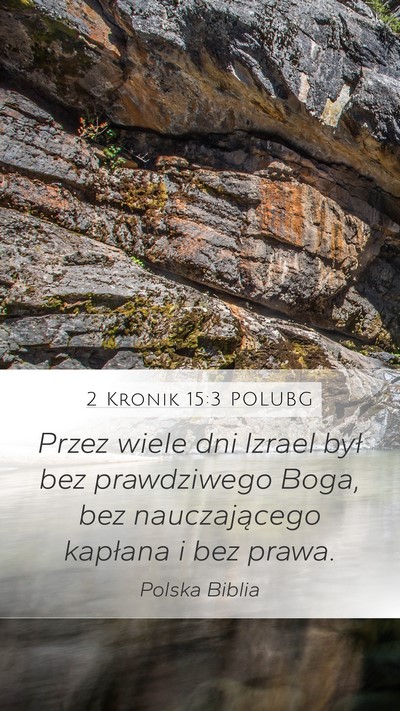 2 Kronik 15:3 POLUBG Bible Verse Image