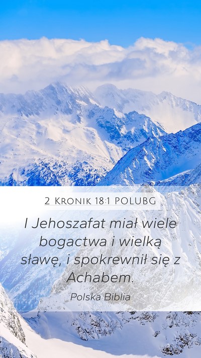 2 Kronik 18:1 POLUBG Bible Verse Image
