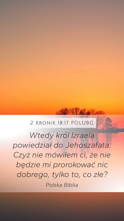 2 Kronik 18:17 POLUBG Bible Verse Image