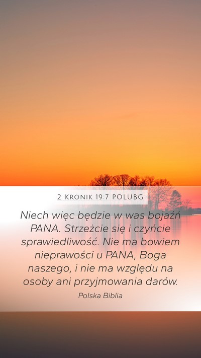 2 Kronik 19:7 POLUBG Bible Verse Image