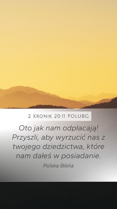 2 Kronik 20:11 POLUBG Bible Verse Image