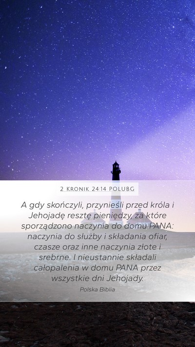 2 Kronik 24:14 POLUBG Bible Verse Image