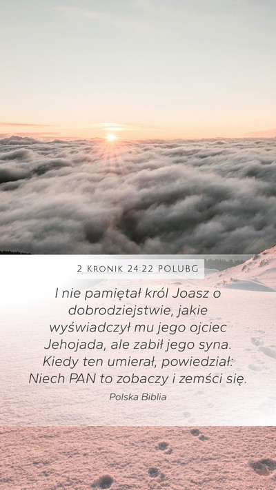 2 Kronik 24:22 POLUBG Bible Verse Image