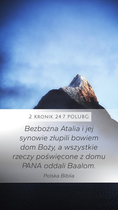 2 Kronik 24:7 POLUBG Bible Verse Image