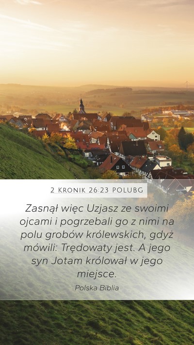 2 Kronik 26:23 POLUBG Bible Verse Image