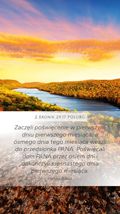 2 Kronik 29:17 POLUBG Bible Verse Image