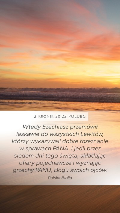 2 Kronik 30:22 POLUBG Bible Verse Image