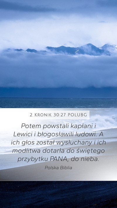 2 Kronik 30:27 POLUBG Bible Verse Image