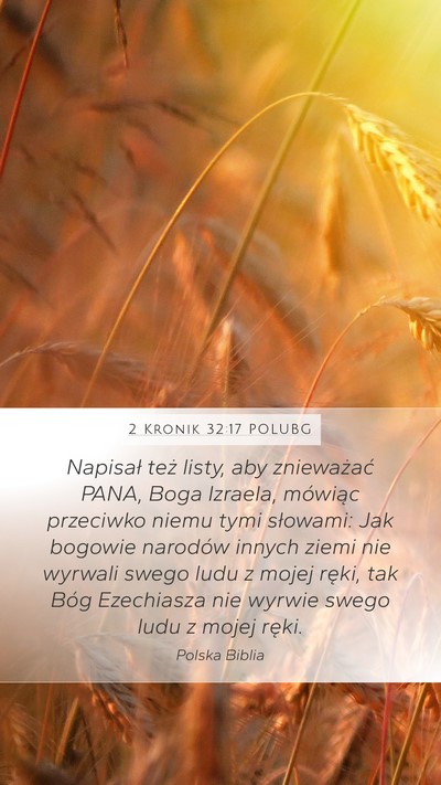 2 Kronik 32:17 POLUBG Bible Verse Image