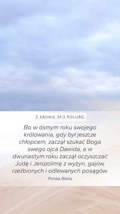 2 Kronik 34:3 POLUBG Bible Verse Image