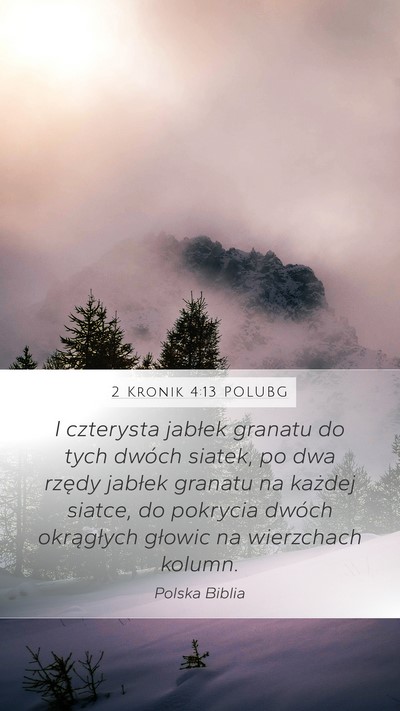 2 Kronik 4:13 POLUBG Bible Verse Image