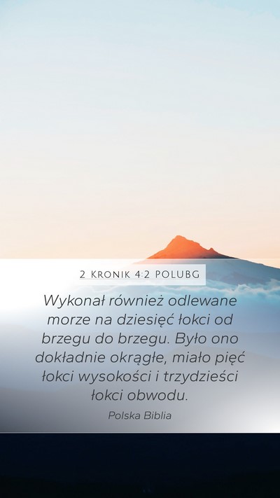 2 Kronik 4:2 POLUBG Bible Verse Image